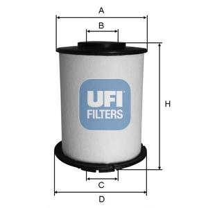 Топливный фильтр UFI