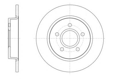 Тормозной диск ROADHOUSE 6150300