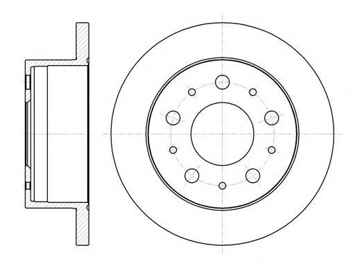 Тормозной диск ROADHOUSE