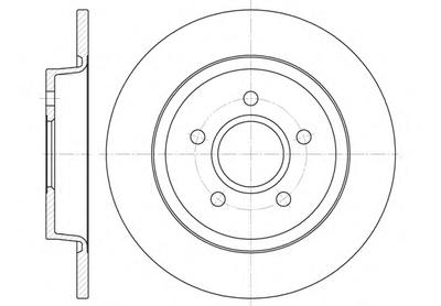 Тормозной диск ROADHOUSE 671200