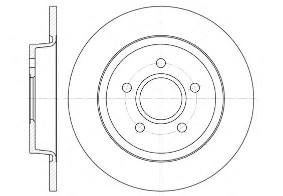 Тормозной диск ROADHOUSE