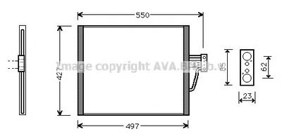 Конденсатор, кондиционер AVA QUALITY COOLING BW 5213