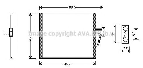Конденсатор, кондиционер AVA QUALITY COOLING