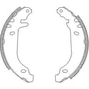 Комплект тормозных колодок ROADHOUSE 4169.00