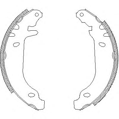 Комплект тормозных колодок ROADHOUSE