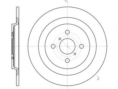 Тормозной диск ROADHOUSE 6117300