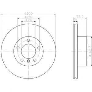 Тормозной диск TEXTAR 92238503