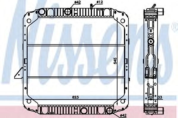 Радиатор охлаждения NISSENS