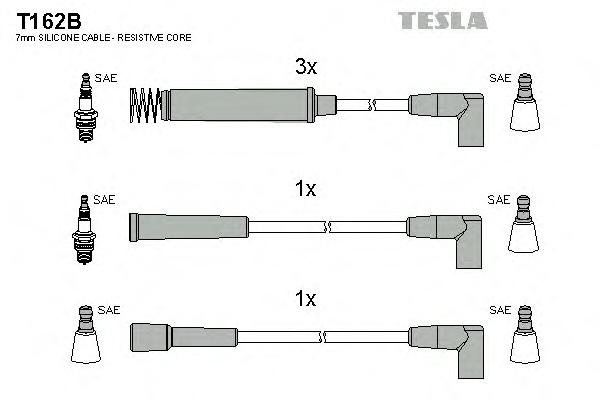 Комплект проводов зажигания TESLA