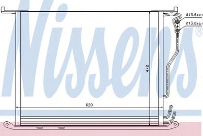 Конденсатор, кондиционер NISSENS 94380