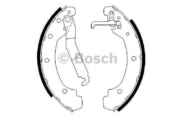 Комплект тормозных колодок BOSCH