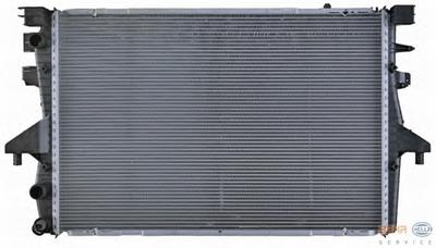 Радиатор, охлаждение двигателя HELLA