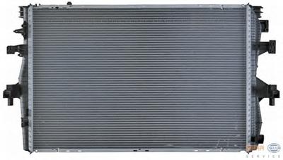 Радиатор, охлаждение двигателя HELLA