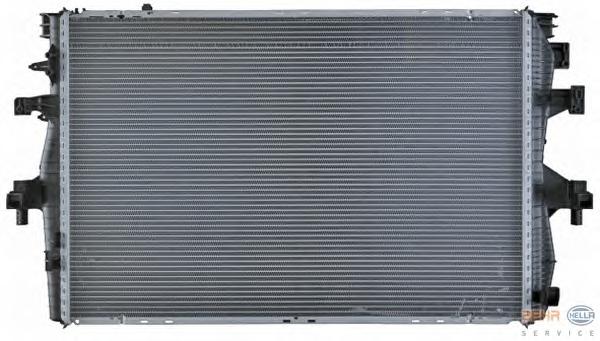 Радиатор, охлаждение двигателя HELLA