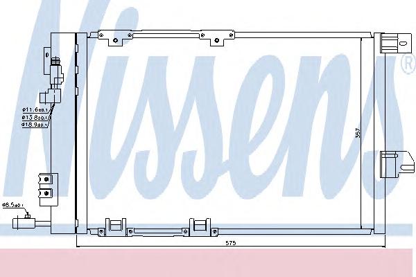 Конденсатор, кондиционер NISSENS