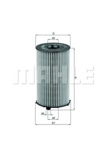 Масляный фильтр KNECHT OX205/2D