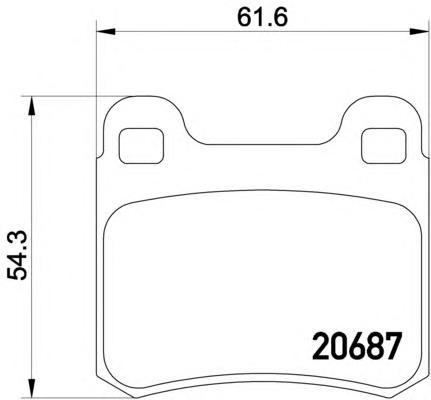 Комплект тормозных колодок, дисковый тормоз TEXTAR
