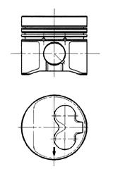 Поршень KOLBENSCHMIDT 91429610
