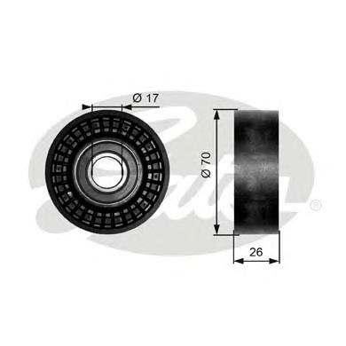 Паразитный / ведущий ролик, поликлиновой ремень GATES