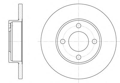 Тормозной диск ROADHOUSE 618100