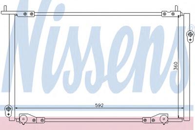 Конденсатор, кондиционер NISSENS 94736