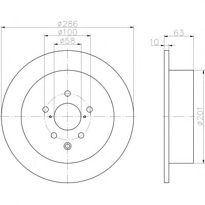 Тормозной диск TEXTAR