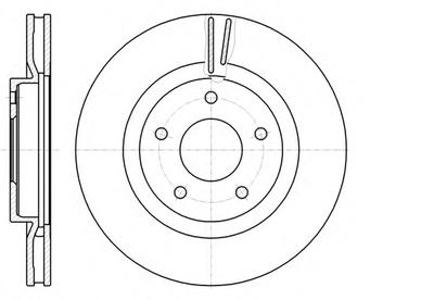 Тормозной диск ROADHOUSE 6108710