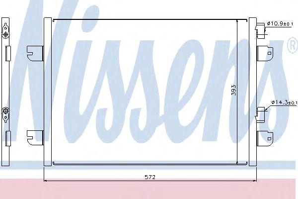 Конденсатор, кондиционер NISSENS