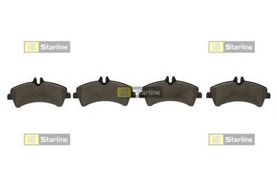 Комплект тормозных колодок, дисковый тормоз STARLINE BD S552