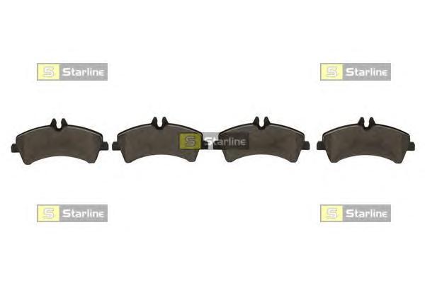 Комплект тормозных колодок, дисковый тормоз STARLINE