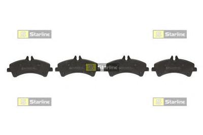 Комплект тормозных колодок, дисковый тормоз STARLINE