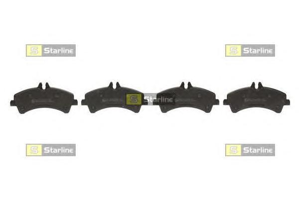 Комплект тормозных колодок, дисковый тормоз STARLINE