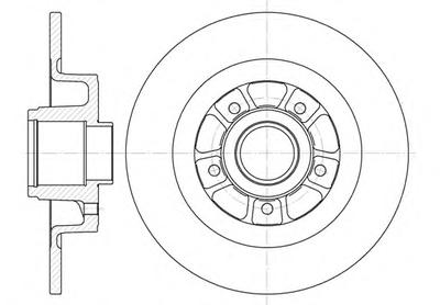 Тормозной диск ROADHOUSE 661300