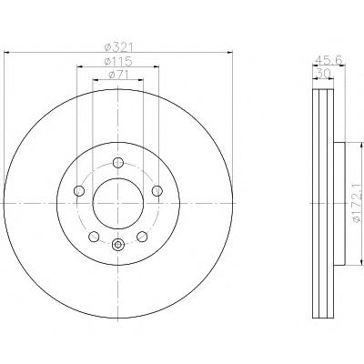 Тормозной диск TEXTAR