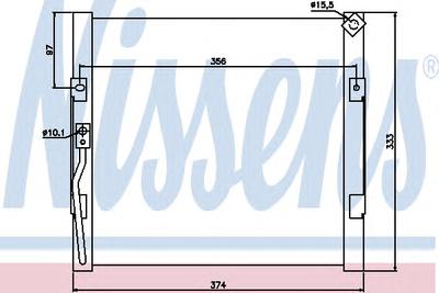 Конденсатор, кондиционер NISSENS 94289