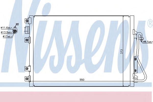 Конденсатор, кондиционер NISSENS