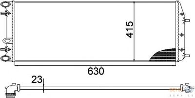 Радиатор охлаждения HELLA 8MK 376 717-701