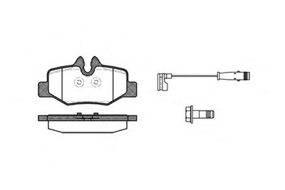 Комплект тормозных колодок, дисковый тормоз ROADHOUSE 2111002