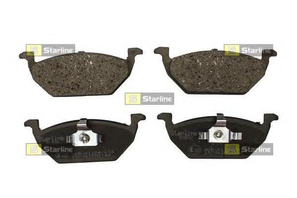 Комплект тормозных колодок, дисковый тормоз STARLINE