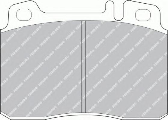 Комплект тормозных колодок, дисковый тормоз FERODO