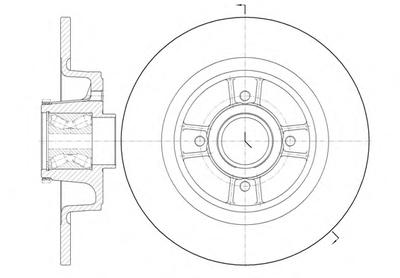 Тормозной диск ROADHOUSE 669820