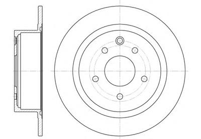 Тормозной диск ROADHOUSE 6153000