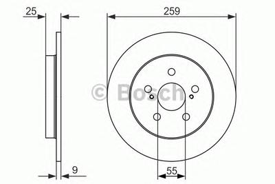 Тормозной диск BOSCH 0 986 479 721