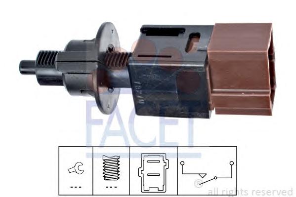 Выключатель фонаря сигнала торможения FACET
