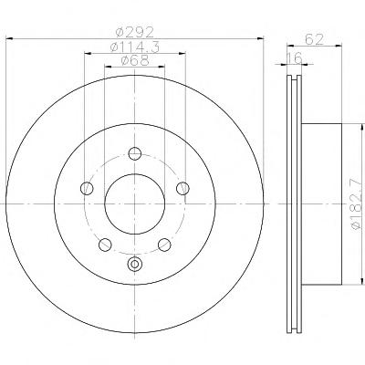 Тормозной диск TEXTAR