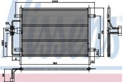Конденсатор, кондиционер NISSENS 94323