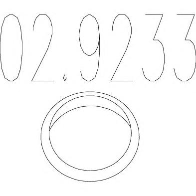 Прокладка, труба выхлопного газа MTS