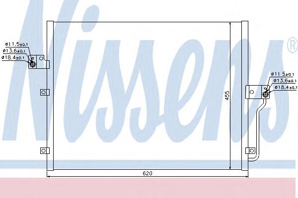 Конденсатор, кондиционер NISSENS