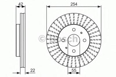 Тормозной диск BOSCH 0 986 479 685