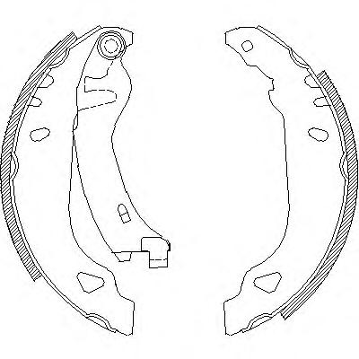 Комплект тормозных колодок ROADHOUSE